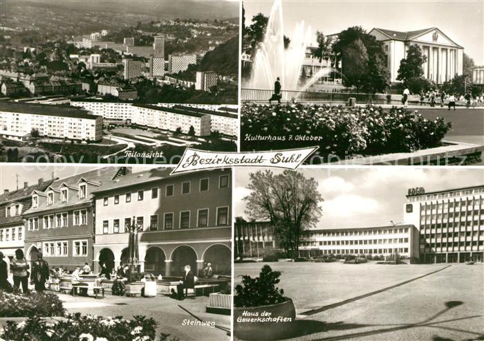 Suhl Thueringer Wald Kulturhaus 7. Oktober Steinweg Haus der Gewerkschaften