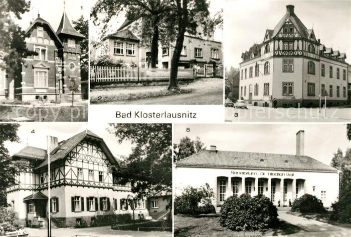 Bad Klosterlausnitz Villa Dora Kurheim Am Buchberg FDGB Erholungsheim Sanatorien