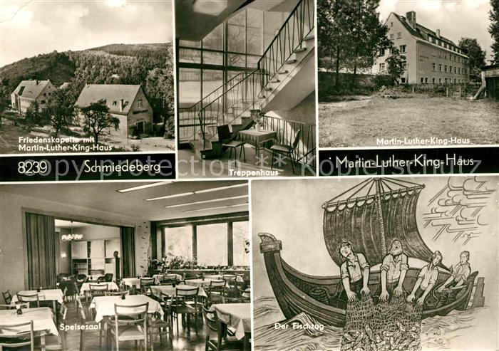 Schmiedeberg Dippoldiswalde Martin Luther King Haus Friedenskapelle Treppenhaus