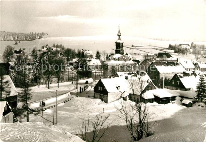 Carlsfeld Erzgebirge Winterlandschaft