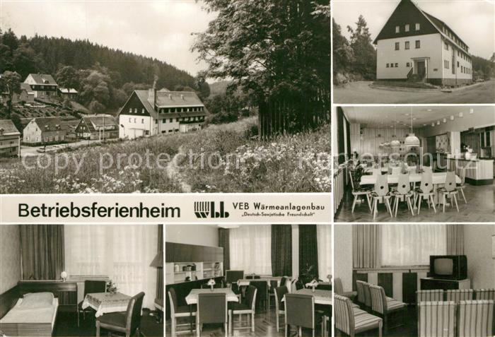 Morgenroethe-Rautenkranz Betriebsferienheim VEB Waermeanlagenbau DSF