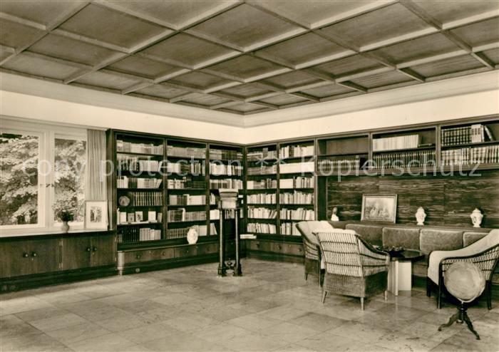 Kloster Hiddensee Gerhart Hauptmann Gedaechtnisstaette Bibliothek Arbeitsraum