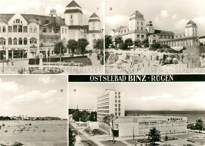 Binz Ruegen Kurhaus FDGB Erholungsheim Arkona FDGB Urlauberrestaurant Ruegen