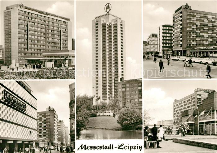 LEIPZIG Sachsen Hochhaeuser Stadtansichten