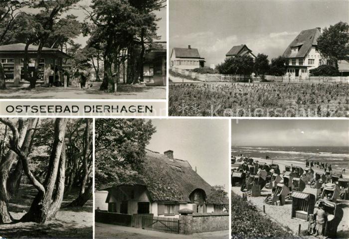 Dierhagen Ostseebad Strand Ortsansichten