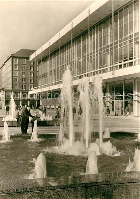 DRESDEN Elbe Kulturpalast Altmarkt