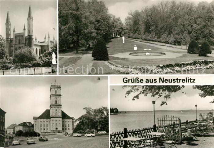 Neustrelitz Schlosskirche Stadtpark Markt Stadtkirche Zierker See