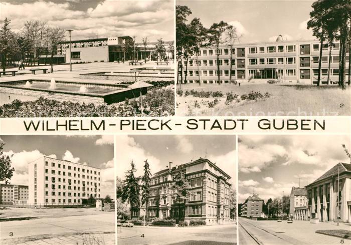 Guben Wilhelm Pieck Stadt Obersprucke Lehrlingswohnheim Filmtheater