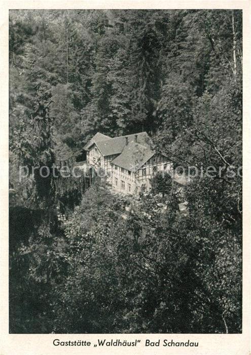 Bad Schandau Gaststaette Waldhaeusl