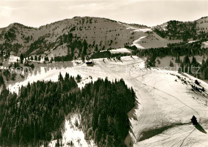 Steibis Berggasthaus Pension Fliegeraufnahme Winterlandschaft