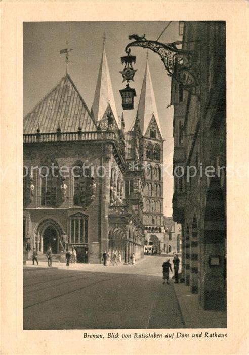 BREMEN  CITY Rathaus Ratsstuben Dom