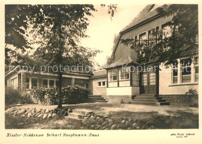 Kloster Hiddensee Gerhart Hauptmann Haus