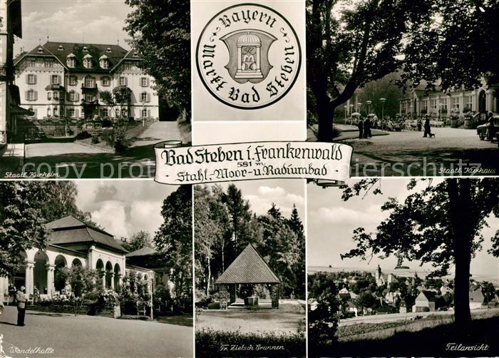 Steben Bad Wandelhalle Kurheim Brunnen
