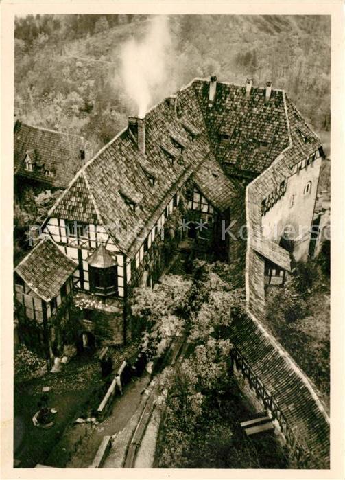 Eisenach Thueringen Wartburg Vogtei Ritterhaus Tiefbau Wehrgang