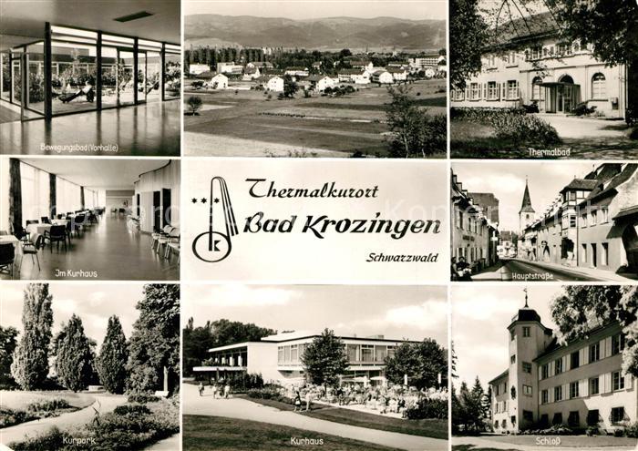 Bad Krozingen Bewegungsbad Vorhalle Thermalbad Kurhaus Kurpark Schloss