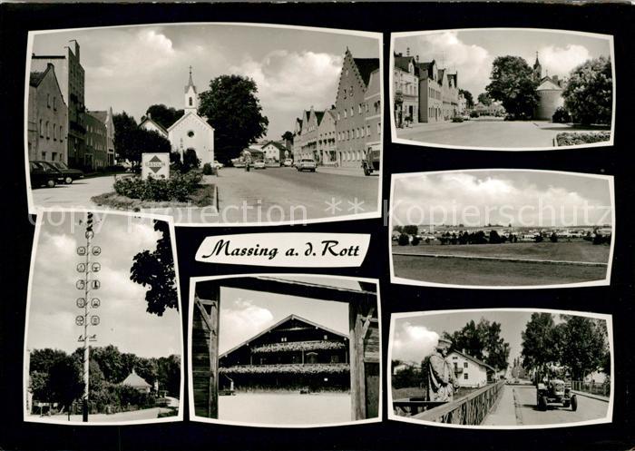 Massing Rottal Kirche Maibaum Traktor Panoramen