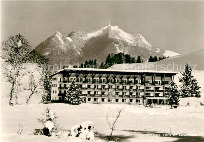 Sonthofen Oberallgaeu Kurhotel Sonnenalp Haus am Birkenmoor