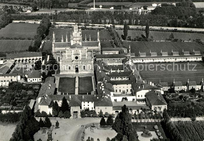 Certosa Di Pavia Fliegeraufnahme