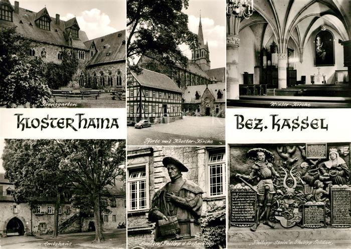 Haina Kloster Kreuzgarten Kirche Pforte Amtshaus