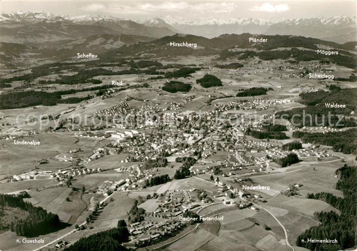 Lindenberg Allgaeu Fliegeraufnahme
