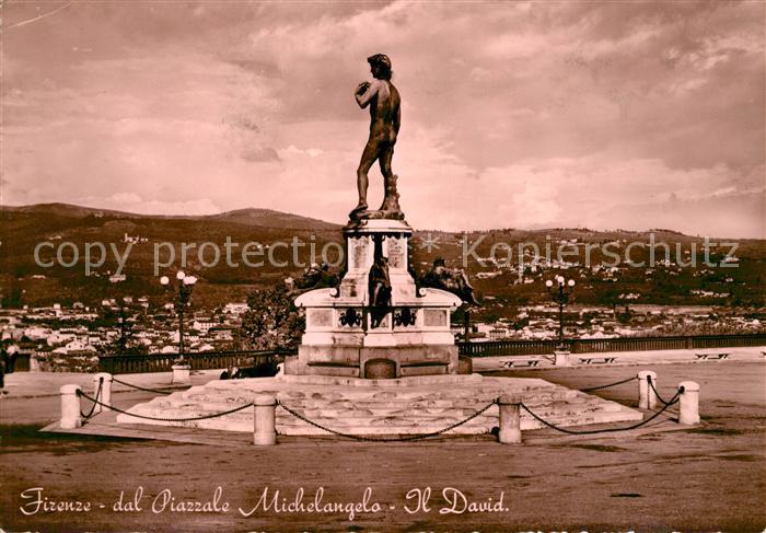 Firenze Florenz Piazzale Michelangelo Il David