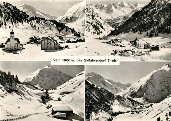 Vent Tirol Skifahrerdorf Fliegeraufnahme mit Kirche