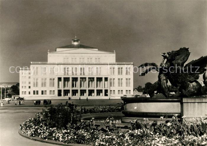 LEIPZIG Sachsen Messestadt Opernhaus Karl-Marx-Platz