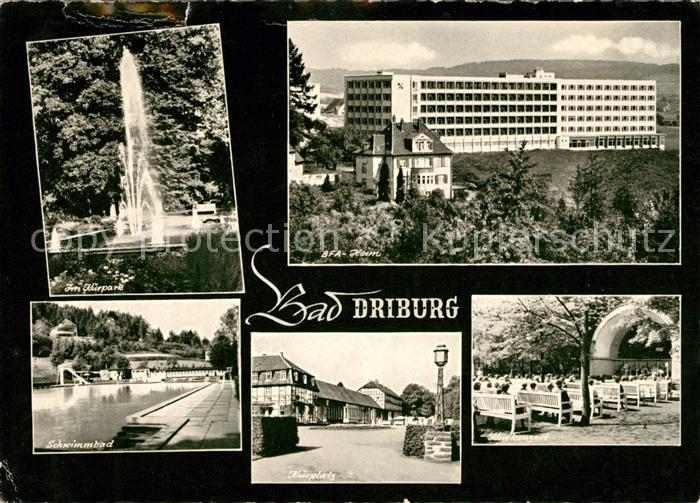 Bad Driburg Kurpark Schwimmbad BFA Heim