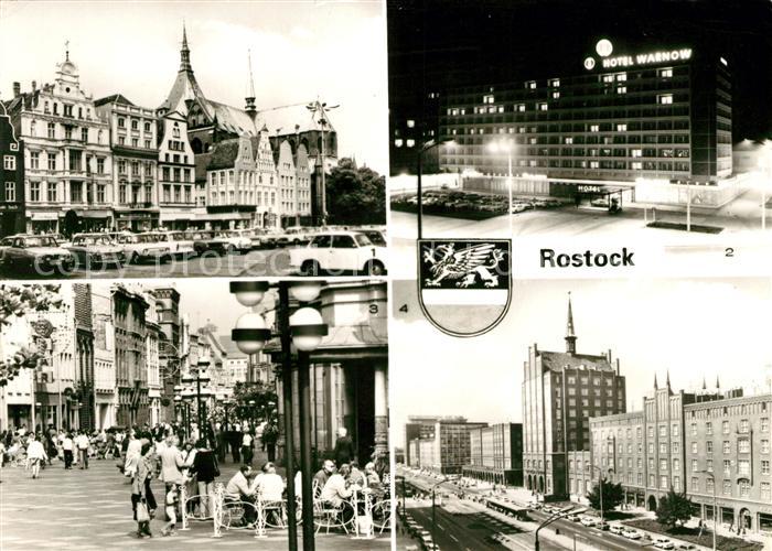 ROSTOCK  CITY Ernst-Thaelmann-Platz Interhotel-Warnow Kroepeliner-Strasse Lange-