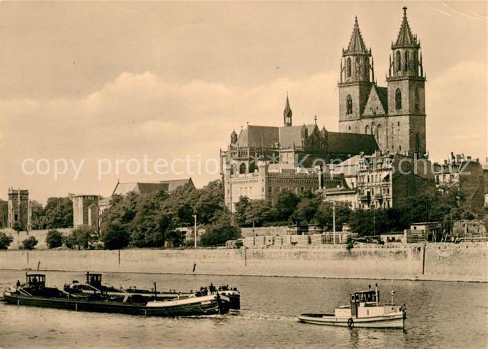 Magdeburg Dom an der Elbe