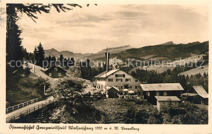 Walserschanz Kleinwalsertal Grenzwirtshaus