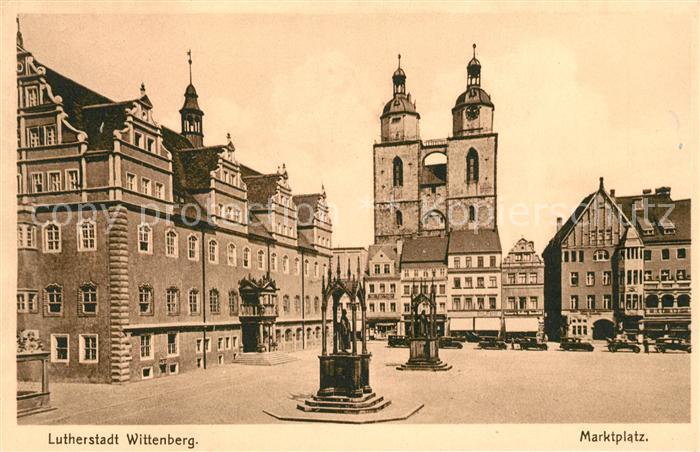 Wittenberg Lutherstadt Marktplatz