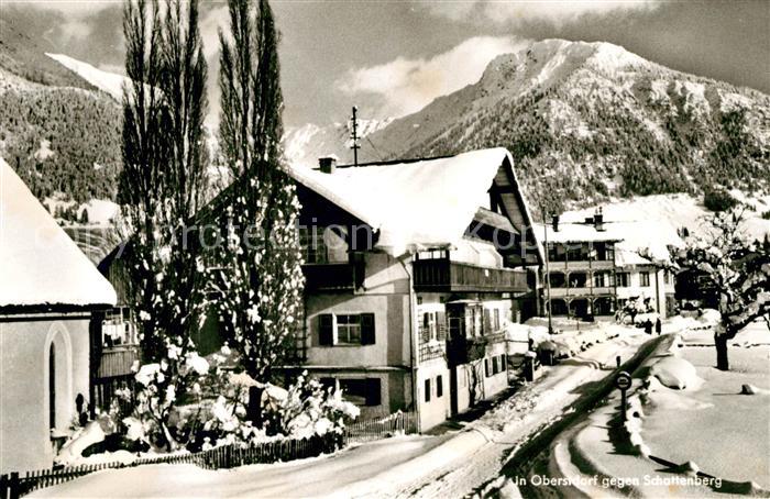 Oberstdorf Schattenberg Winterlandschaft