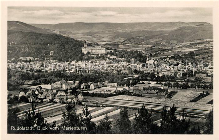 Rudolstadt Panorama vom Marienturm
