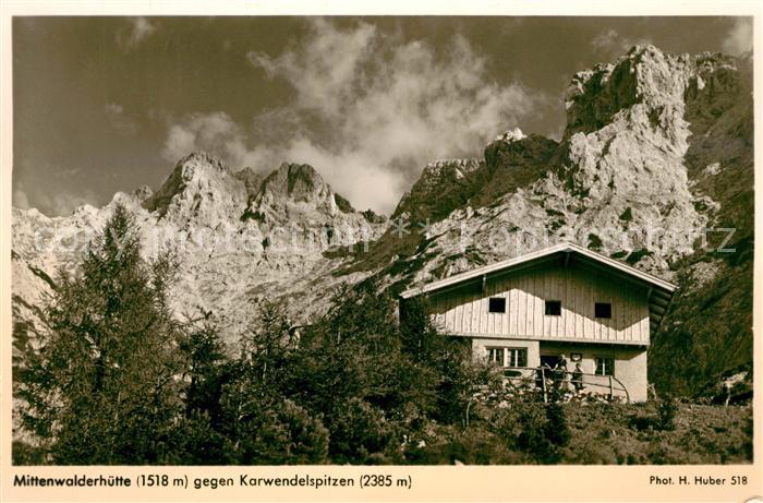 Karwendel Mittenwalder Huette Karwendelspitzen