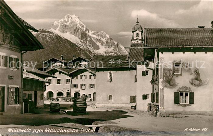 Mittenwald Bayern Wettersteinspitze