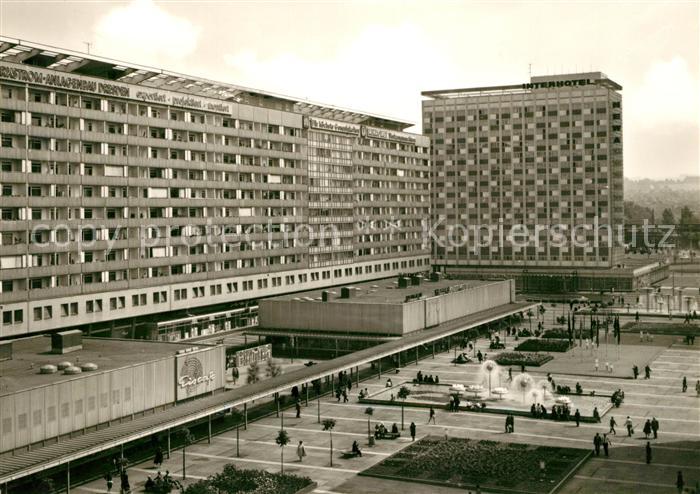 DRESDEN Elbe Prager Strasse Interhotel Newa