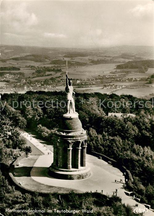 Hermannsdenkmal Fliegeraufnahme