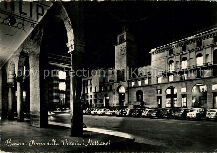 Brescia Piazza della Vittoria Nacht