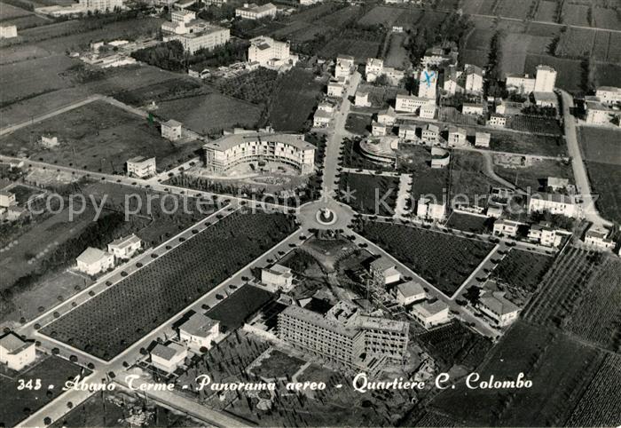 Abano Terme Fliegeraufnahme Quartiere Colombo