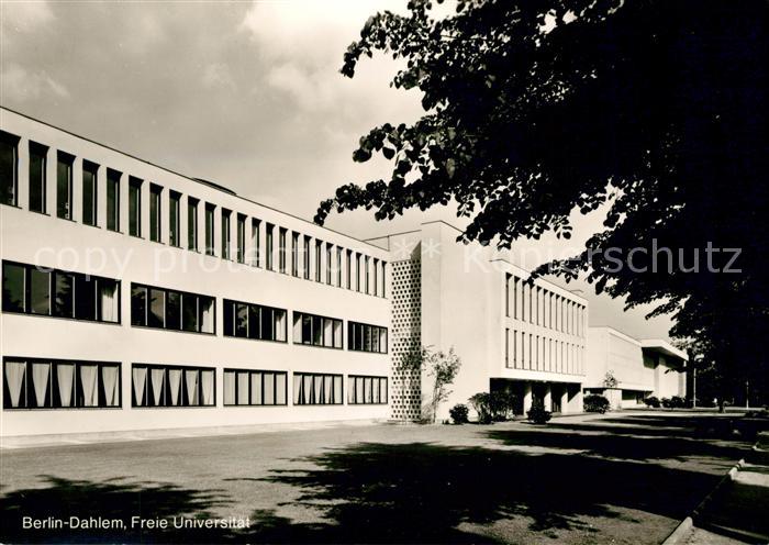 Dahlem Berlin Freie Universitaet