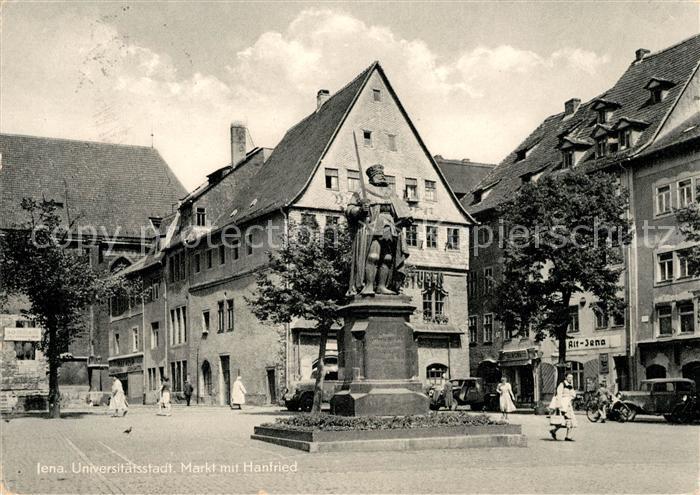 Jena Thueringen Marktplatz Hanfried