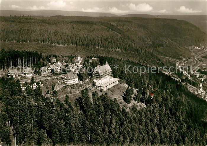 Wildbad Schwarzwald Sommerberghotel Fliegeraufnahme