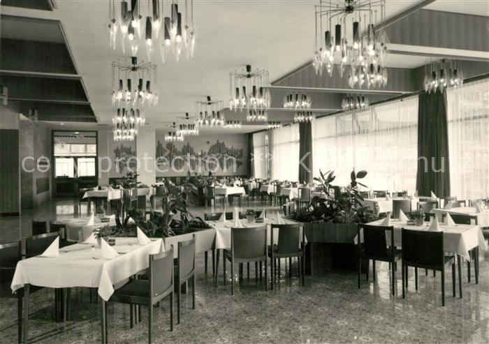 Oberhof Thueringen Interhotel Panorama Restaurant Rennsteig