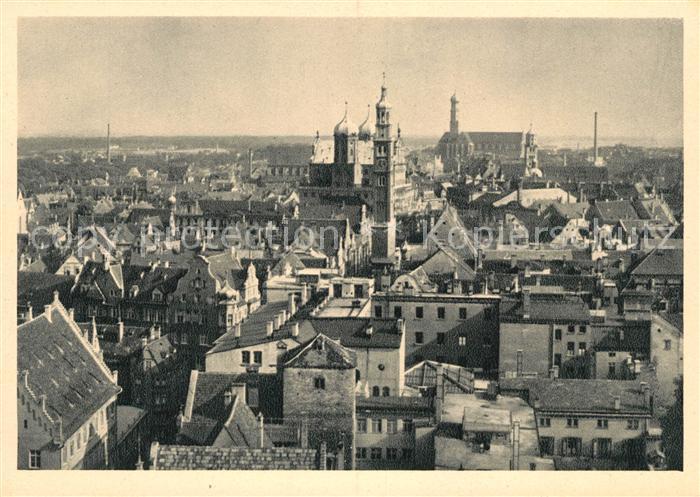 Augsburg Rathaus Perlachturm Sankt Ulrich