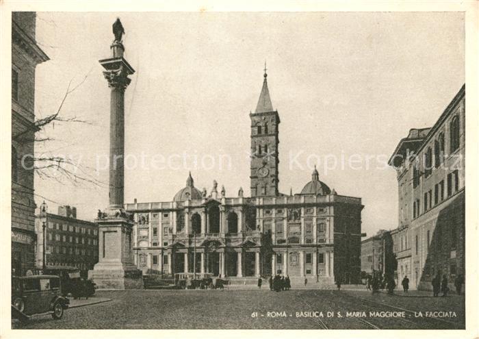 Roma Rom Basilica San Maria Maggiore La Facciata