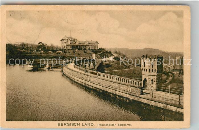 Bergisches Land Remscheider Talsperre