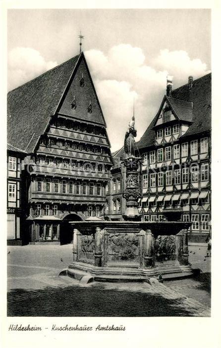 Hildesheim Knochenhauer Amtshaus Brunnen