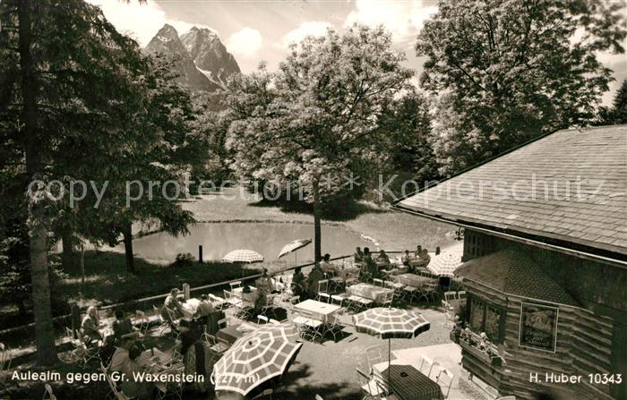 GARMISCH-PARTENKIRCHEN Bayern Aulealm mit Gr Waxenstein