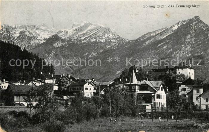 Golling Salzach mit Tennengebirge